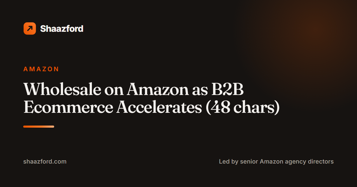 Shaazford, full-service ecommerce growth under one roof