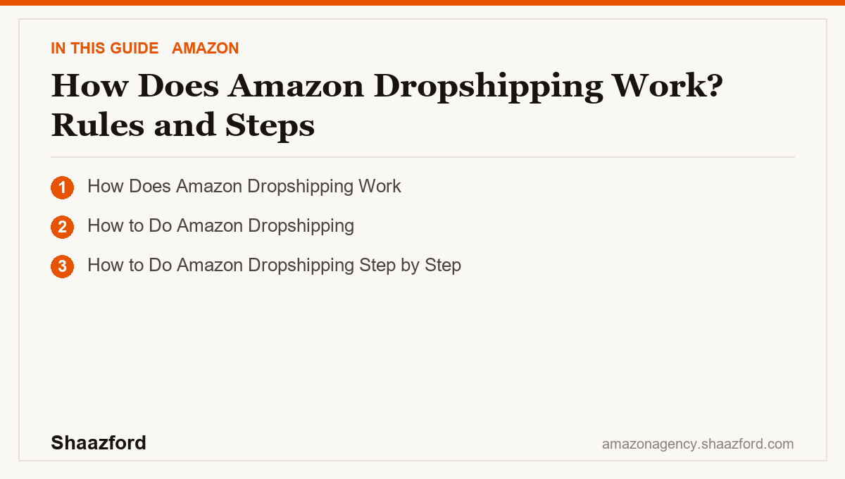 How Does Amazon Dropshipping Work? Rules and Steps: How Does Amazon Dropshipping Work, How to Do Amazon Dropshipping, How to Do Amazon Dropshipping Step by Step at a glance