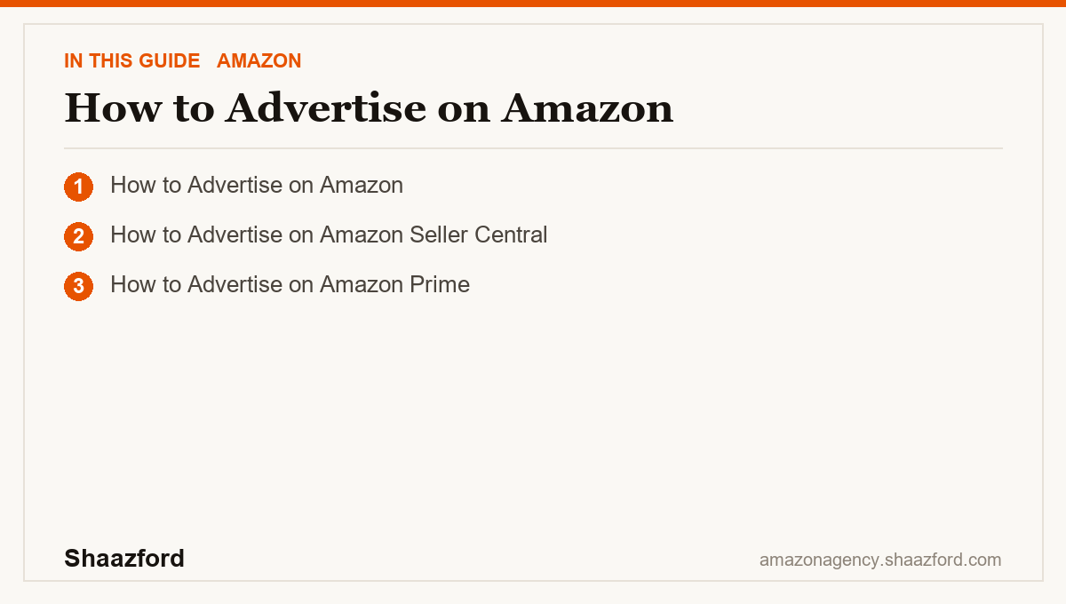 How to Advertise on Amazon: How to Advertise on Amazon, How to Advertise on Amazon Seller Central, How to Advertise on Amazon Prime at a glance