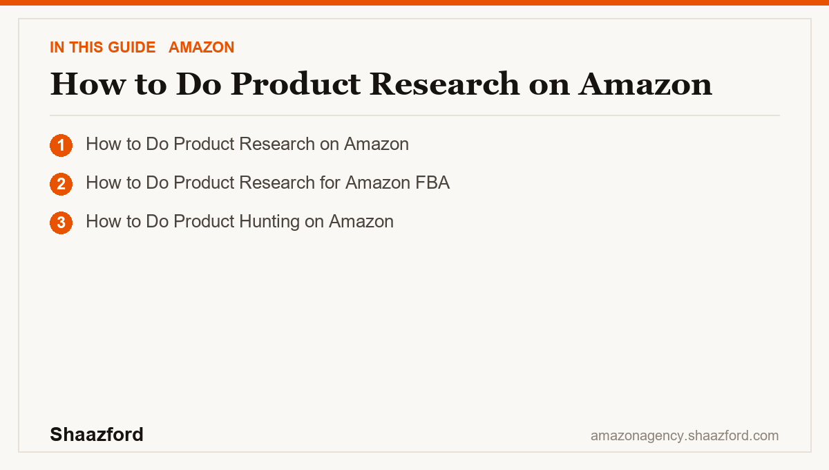 How to Do Product Research on Amazon: How to Do Product Research on Amazon, How to Do Product Research for Amazon FBA, How to Do Product Hunting on Amazon at a glance