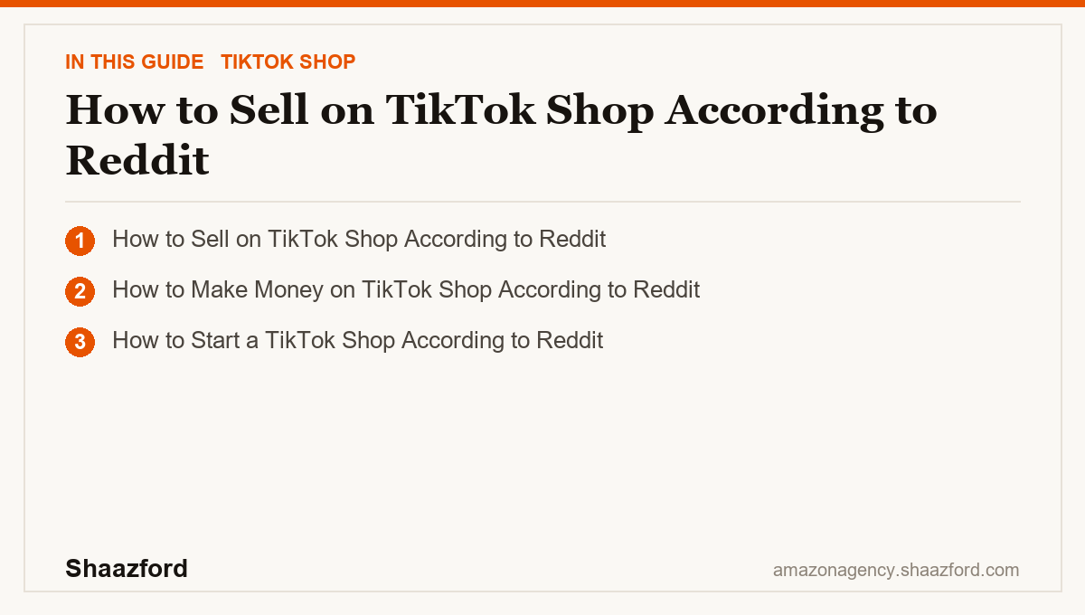 How to Sell on TikTok Shop According to Reddit: How to Sell on TikTok Shop According to Reddit, How to Make Money on TikTok Shop According to Reddit, How to Start a TikTok Shop According to Reddit at a glance